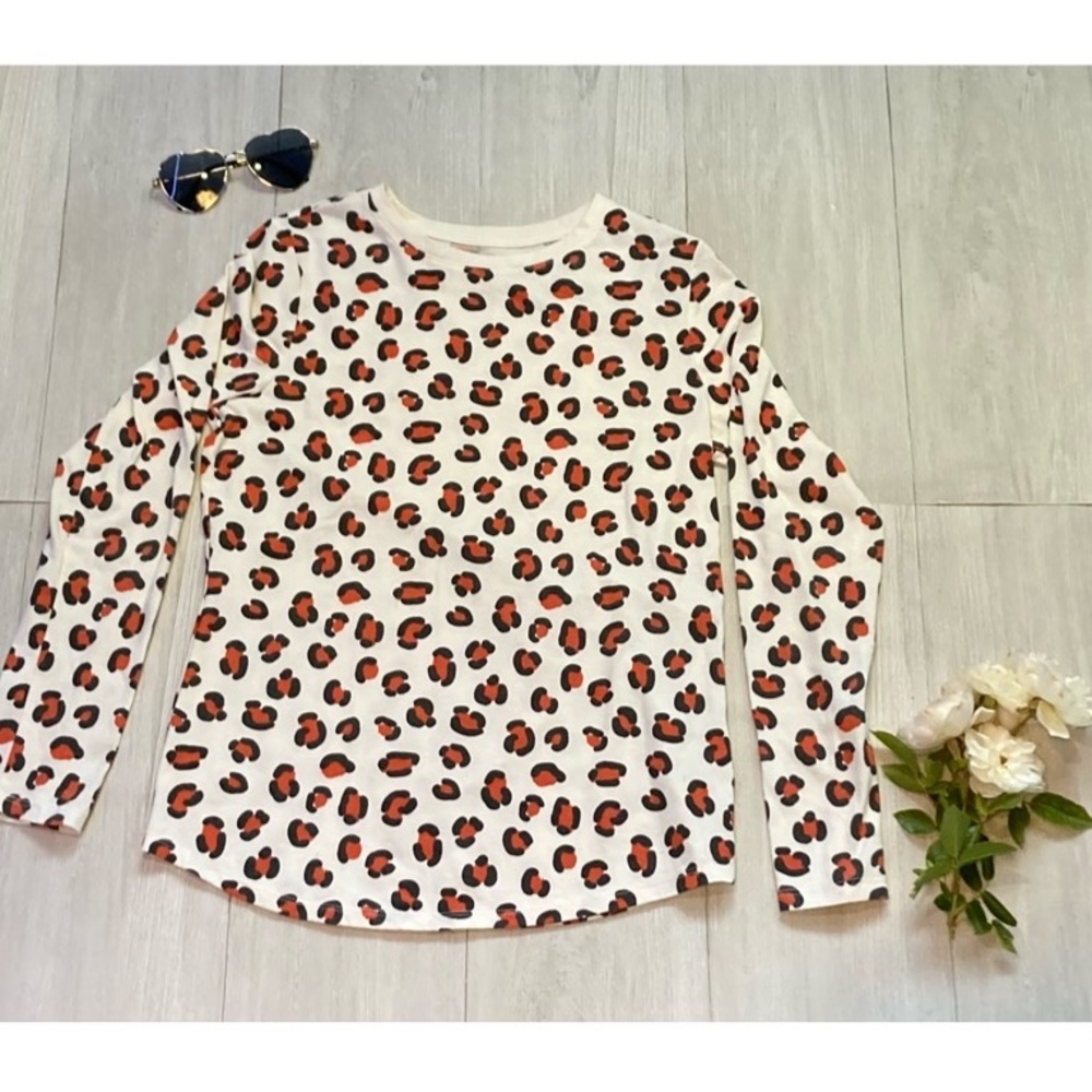 Girls 14-16 Cat & Jack Long Sleeved Cheetah Print Shirt